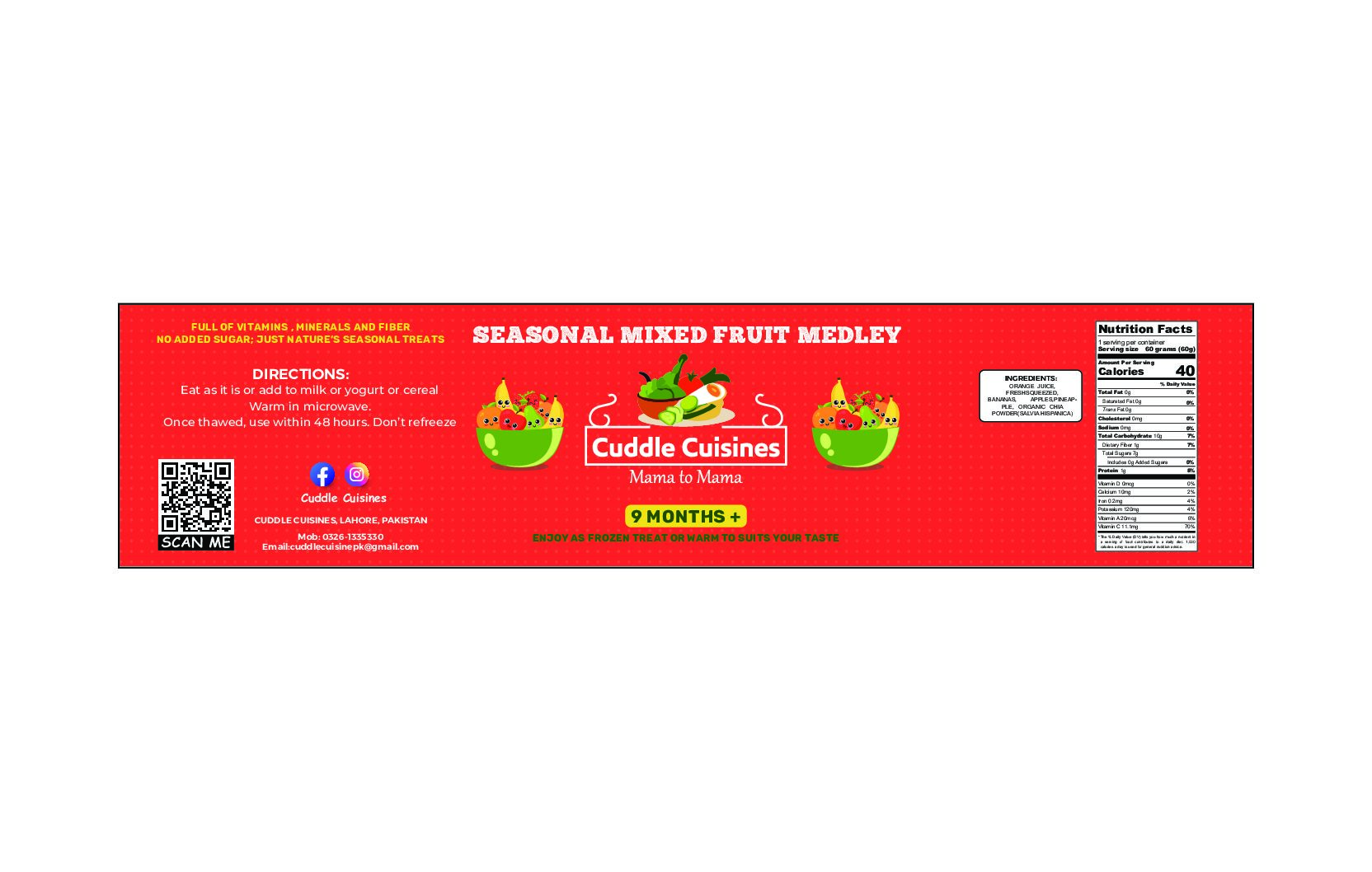 Seasonal Mixed Fruit Medley